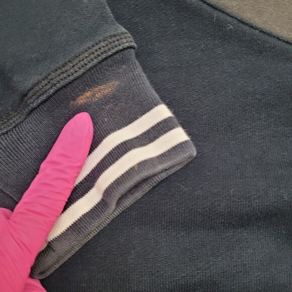 NIKE Air Swoosh Sweatshirt Womens L 22x22 Black White Ombre - Picture 8 of 16